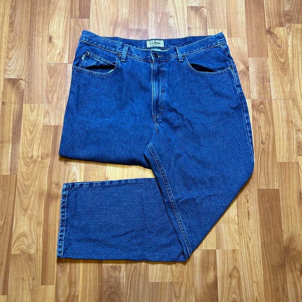 Vintage Classic Fit L.L. Bean Mens Denim Jeans 38x30 Blue - Picture 9 of 11